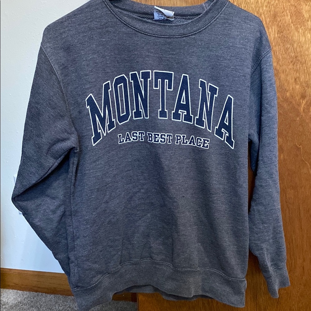 Montana Graphic Sweatshirt - Gray